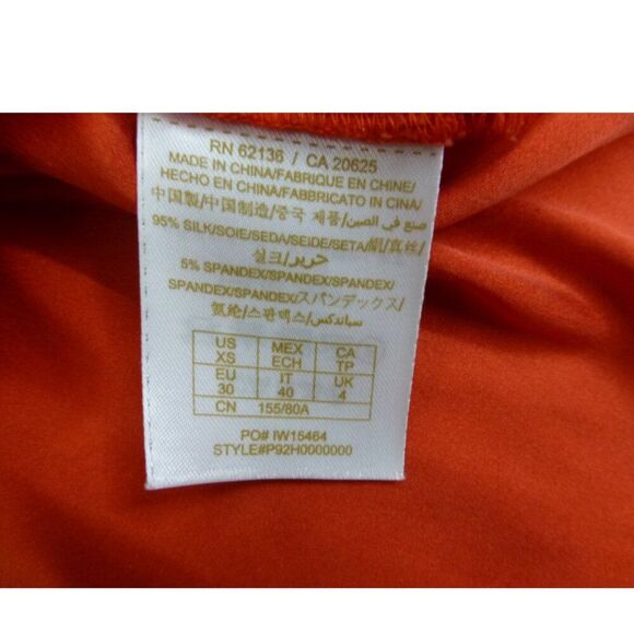 Guess by Marciano Silk Red Short Sleeves with Belt Top (Faint spots at fabric) - Picture 6 of 11